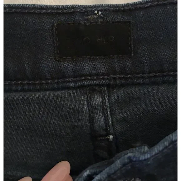 Mother The Stunner Zip Two Step Fray Women’s Jeans In Holding Hands Size 27 - Picture 5 of 11